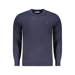 Blauer Acryl-Herrenpullover