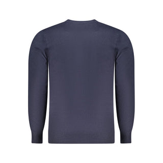 Blauer Acryl-Herrenpullover