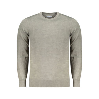 Gray Acrylic Men Sweater