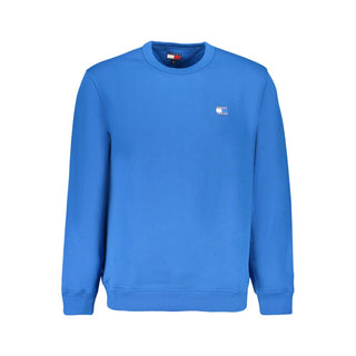 Blaues Baumwoll-Sweatshirt für Herren
