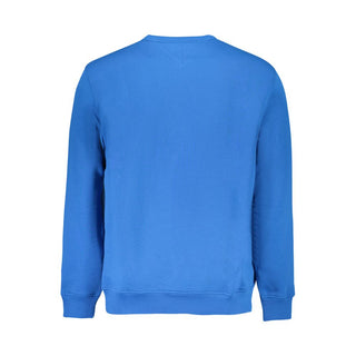 Blaues Baumwoll-Sweatshirt für Herren
