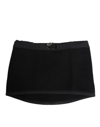 Estola de encaje negra tejida con logo DG para hombre talla única  