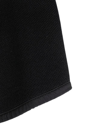 Estola de encaje negra tejida con logo DG para hombre talla única  