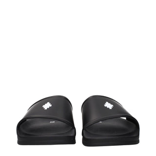Pantuflas negras de algodón