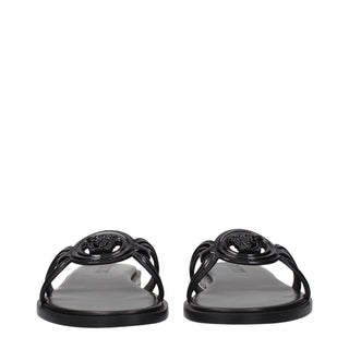 Zapatillas de cuero negras