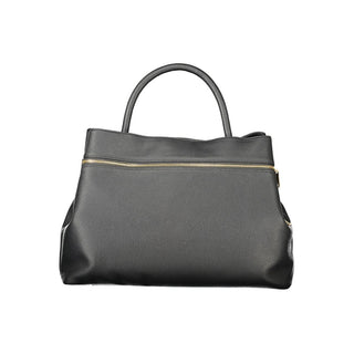 Bolso tote para mujer de poliuretano negro