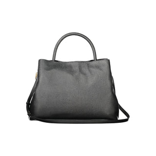Bolso tote para mujer de poliuretano negro
