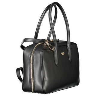 Nero Poliuretano Damenhandtasche