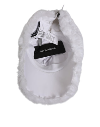Gorra de béisbol para hombre de modacrílico blanco Capello