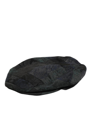 Schwarze Polyester Schiebermütze für Herren
