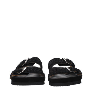 Zapatillas de cuero negras