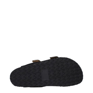 Zapatillas de cuero negras