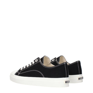 Zapatillas bajas de tela negra