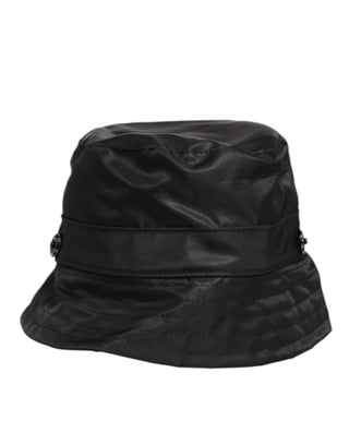 Schwarzer PVC-Breitrand-Herren-Anglerhut
