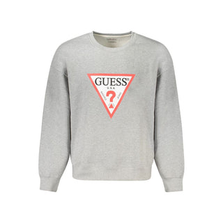 Graues Herren-Sweatshirt aus Baumwolle