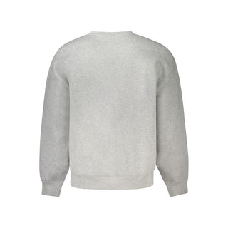 Graues Herren-Sweatshirt aus Baumwolle