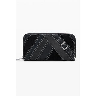 Nero Poliuretano Women Wallet