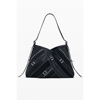 Nero Polyurethan Damen Umhängetasche