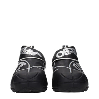 Schwarze hohe Sneaker aus Leder