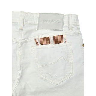 Blaue Skinny Jeans aus Baumwolle