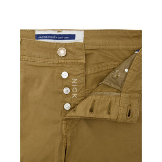 Gelbe Skinny-Hose aus Baumwolle