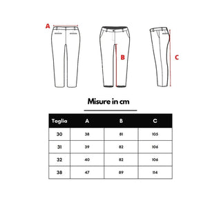 Gelbe Skinny-Hose aus Baumwolle