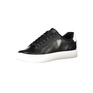 Zapatilla deportiva negra de poliuretano para hombre