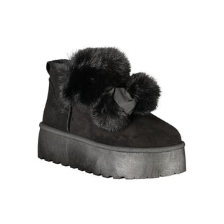 Nero Polyester Woman Ankle Boot