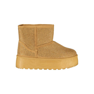 Bota para mujer de poliéster marrón