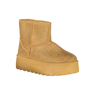 Bota para mujer de poliéster marrón