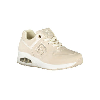 Zapatilla para mujer de poliuretano beige