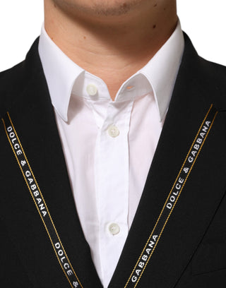 Blazer de chaqueta cruzada SICILIA negro