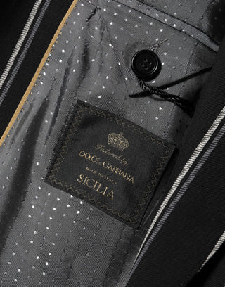 Black Stripes SIZILIEN 1 Knopf Anzug Blazer