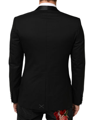 Blazer de traje MARTINI negro con 1 botón