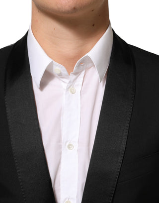 Blazer de traje MARTINI negro con 1 botón