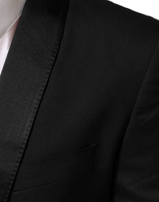 Blazer de traje MARTINI negro con 1 botón