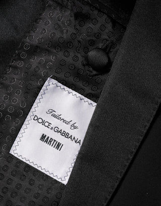 Blazer de traje MARTINI negro con 1 botón
