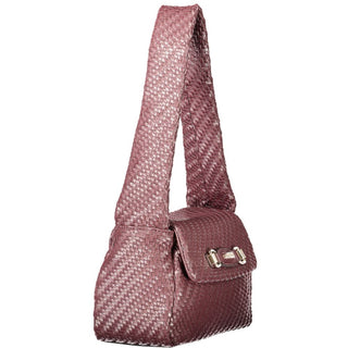 Braune Damenhandtasche aus Polyurethan