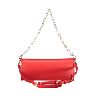 Rosso Polyurethane Women's Shoulder Bag