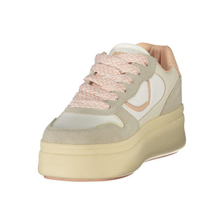 Bianco Polyurethan Damen-Sneaker