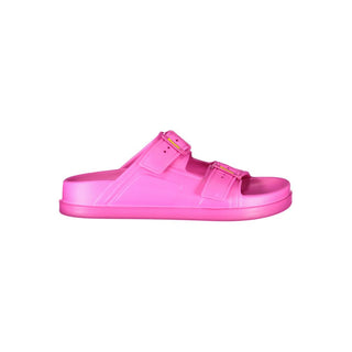 Zapatillas para mujer de poliuretano rosa  