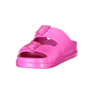 Zapatillas para mujer de poliuretano rosa  