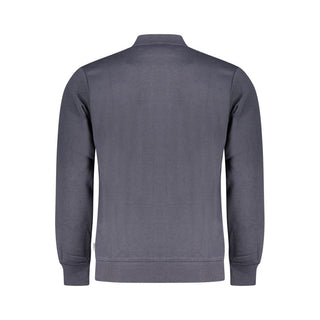 Blue Cotton Men's Sweatshirt