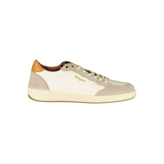 White Leather Men Sneaker