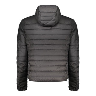 Herrenjacke aus schwarzem Polyester