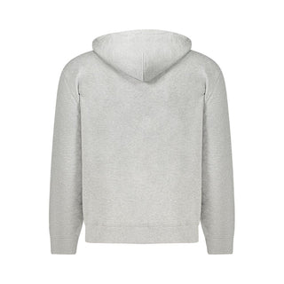 "Grigio Cotton Herren-Sweatshirt mit Kapuze"