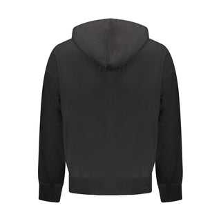 Schwarzes Baumwoll-Sweatshirt für Herren