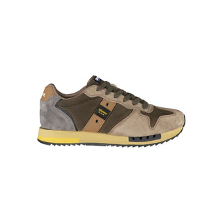 Grüner Herren-Ledersneaker