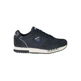 Blaue Herren-Sneaker aus Polyurethan