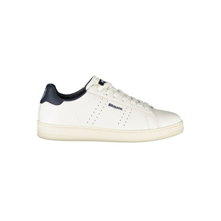 Zapatilla masculina de poliuretano blanca